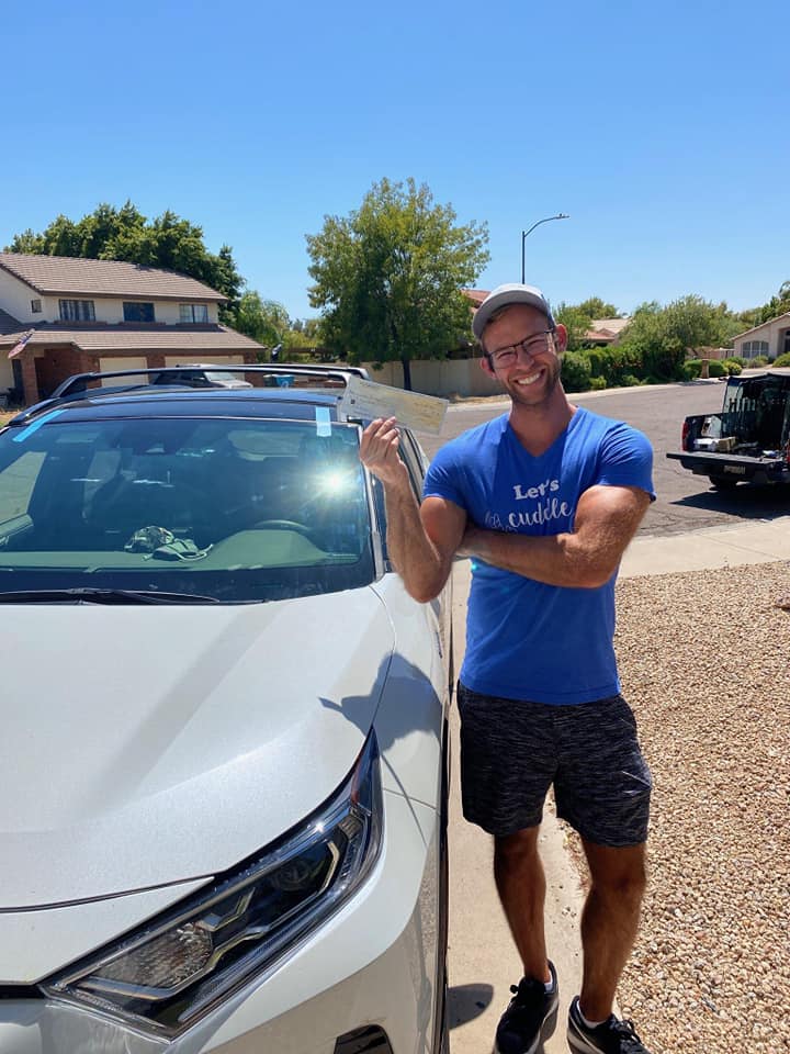 Phoenix auto glass customer cash back review