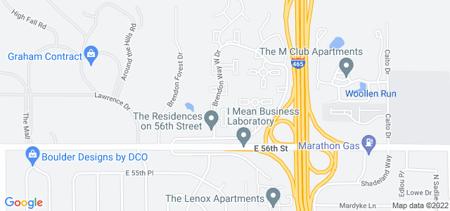 Map of business location