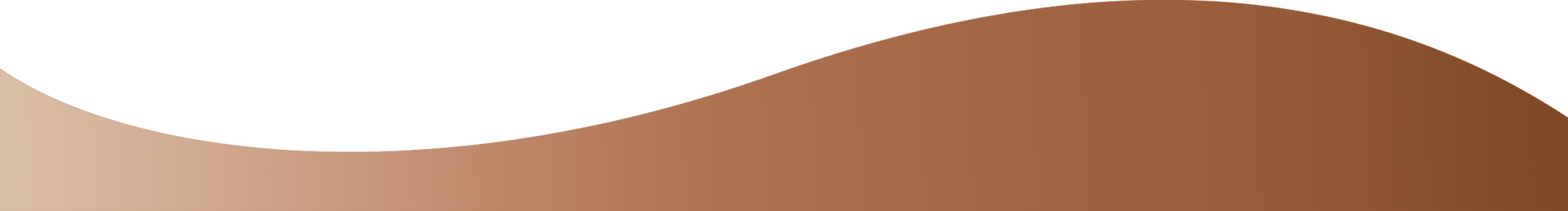 Abstract brown and white curved shape.