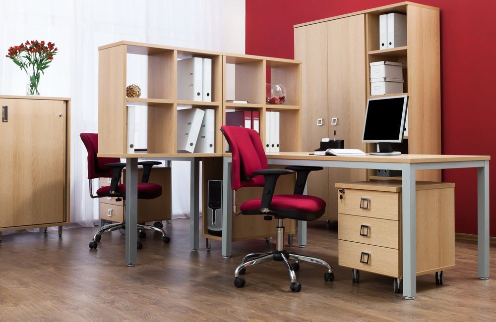 A Desk With A Computer On It In An Office — Wyong Commercial Cleaning In Tuggerah, NSW