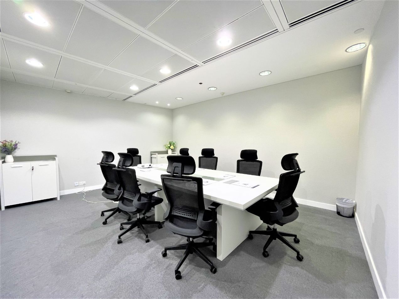 Meeting Room With Grey Carpet — Wyong Commercial Cleaning In Wyongah, NSW