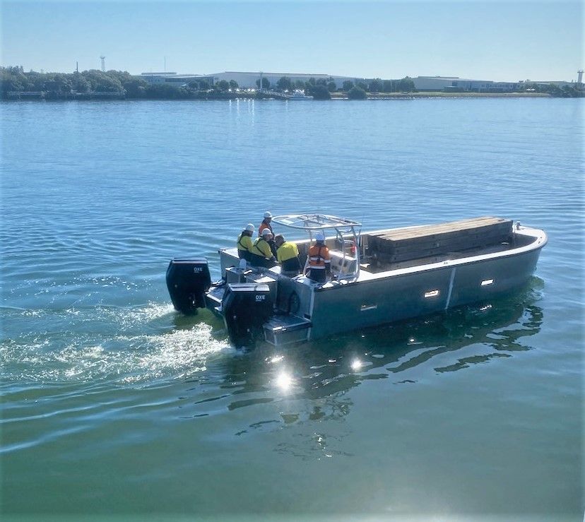 10.70m Heavy Duty Work Platform | Gold Coast Qld | Oceanic Design & Survey