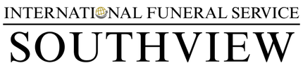 International Funeral Service Southview logo in black text on a white background