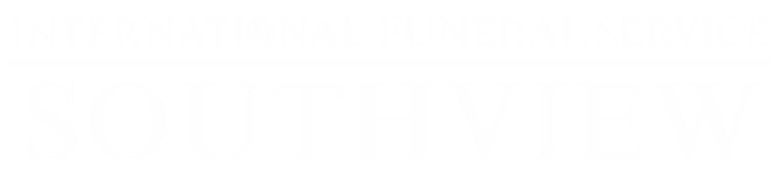 International Funeral Service Southview Trenton NJ - Thin horizontal gray strip on white background.