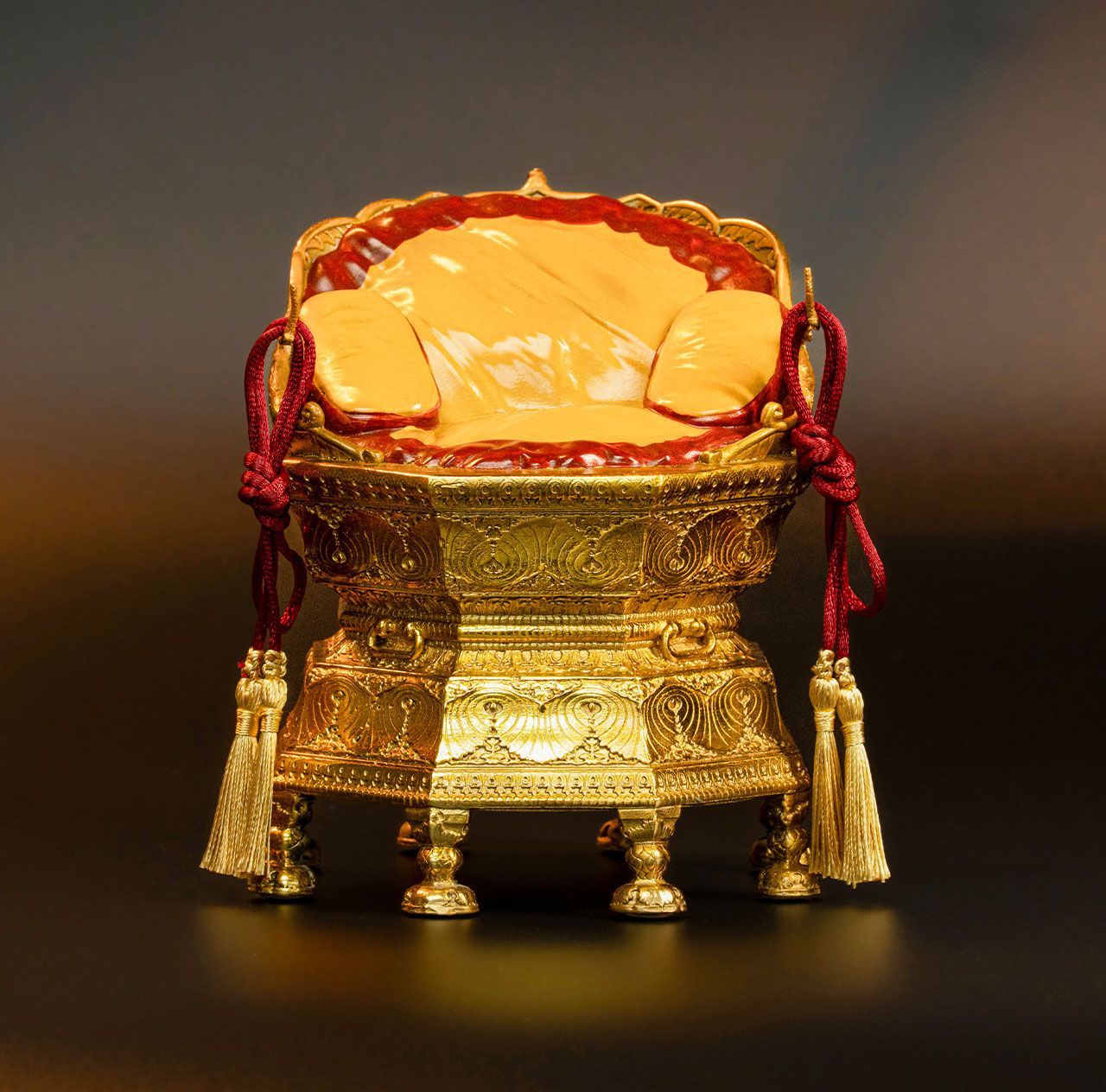 Golden Throne of Maharaja Ranjit Singh replica inspired by the Sikh Empire