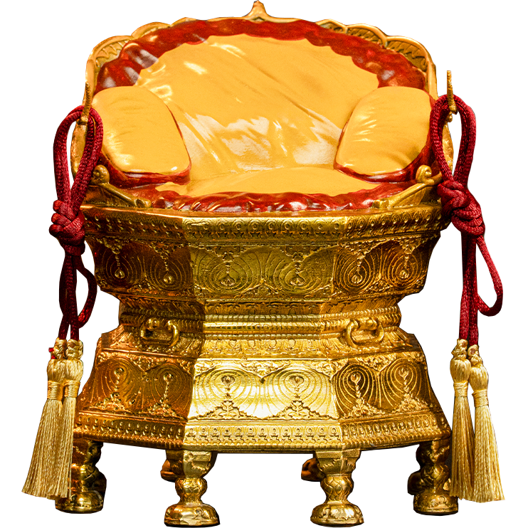 Golden Throne of Maharaja Ranjit Singh replica inspired by the Sikh Empire