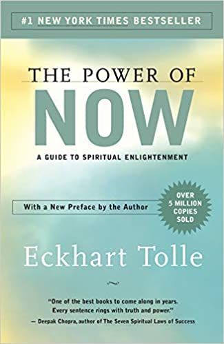 The power of now is a guide to spiritual enlightenment by eckhart tolle.