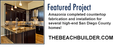 Kitchen remodel ad featuring a granite island and dark wood cabinets by TheBeauchbuilder.com