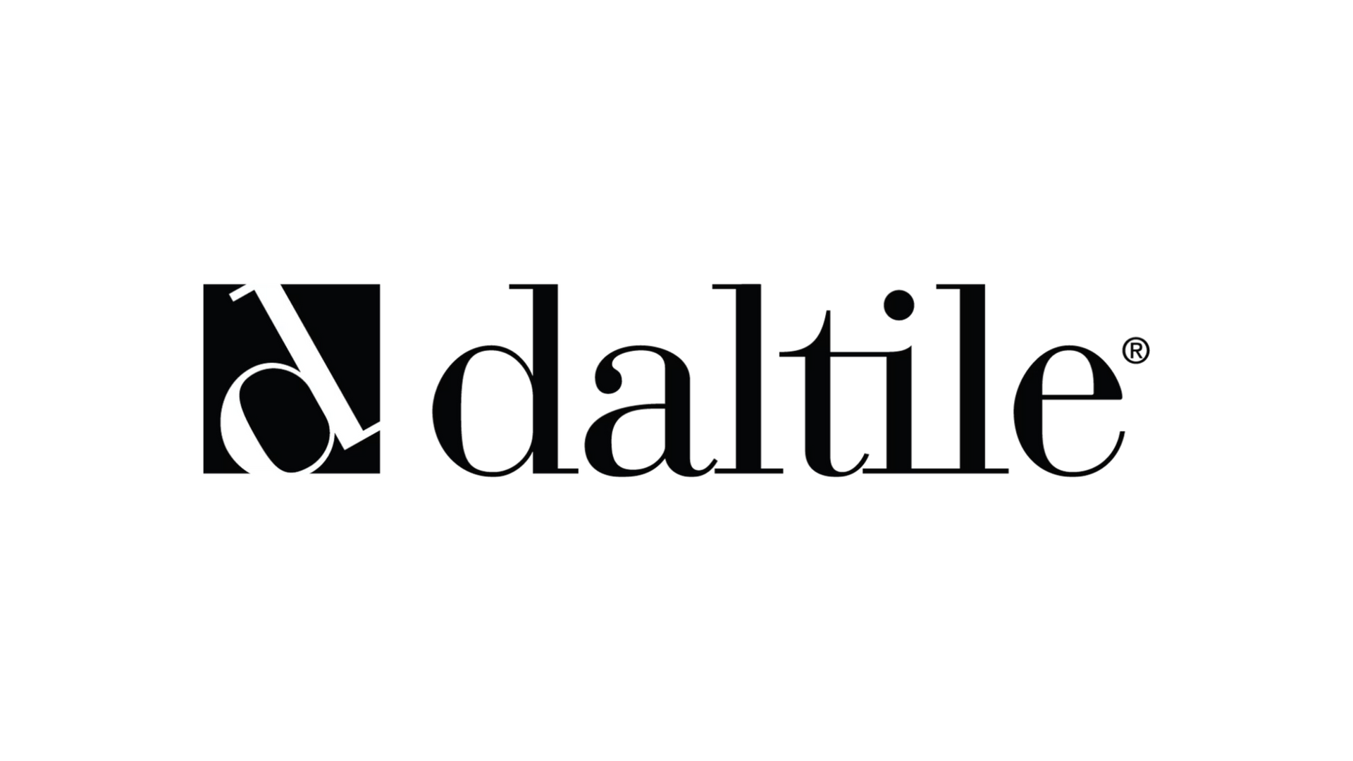 Daltile logo in black on a white background