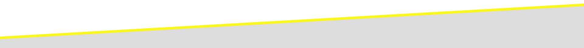Un fond blanc avec une bande jaune sur le coin.