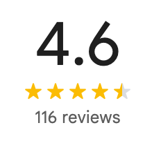 4.  6-star rating with four full stars and one partial star, based on 116 reviews.