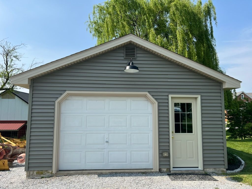 replaced siding, new roofing