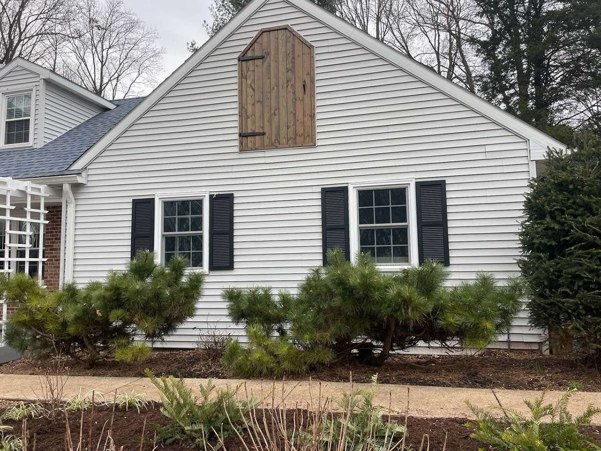 before new windows and siding