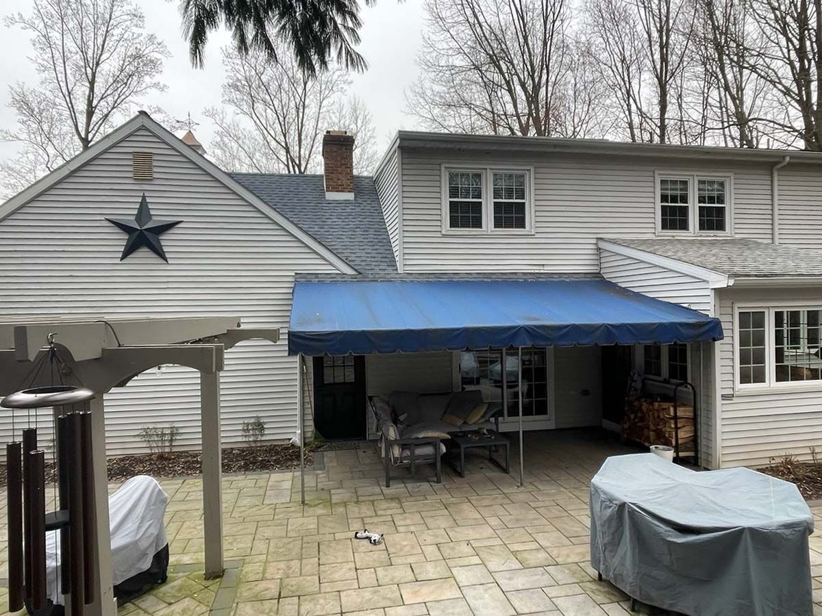 before new windows and siding