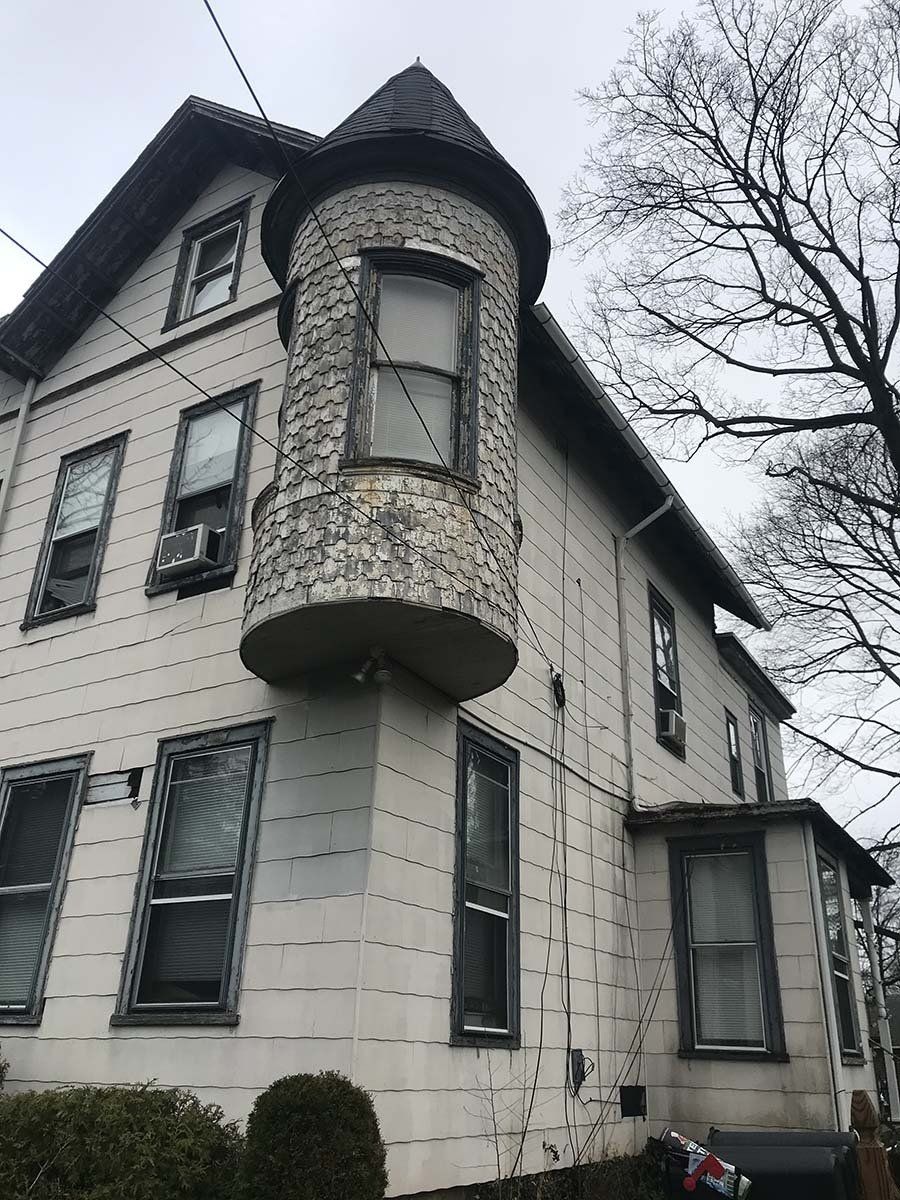 before new windows and siding