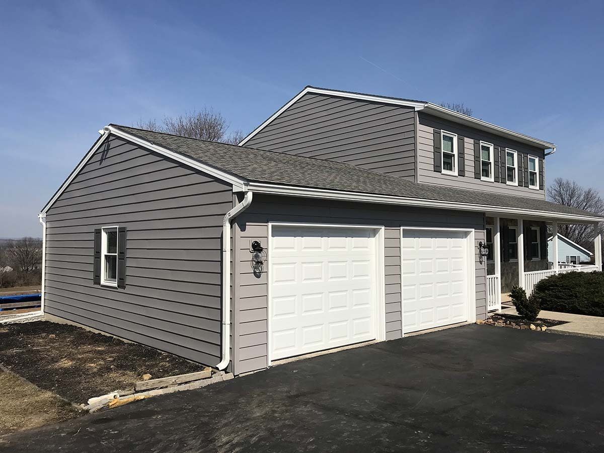 Certainteed Certaplank siding and ProVia windows