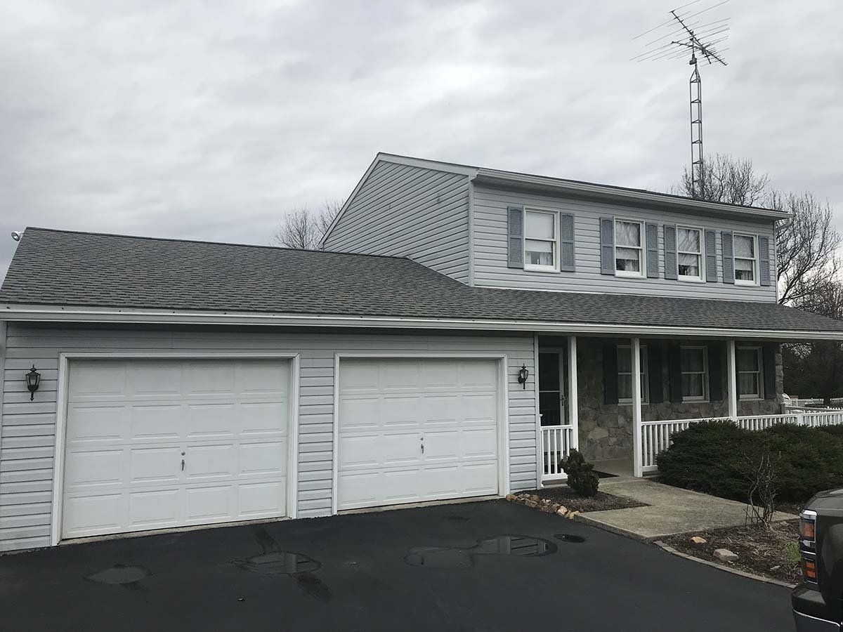 before new windows and siding