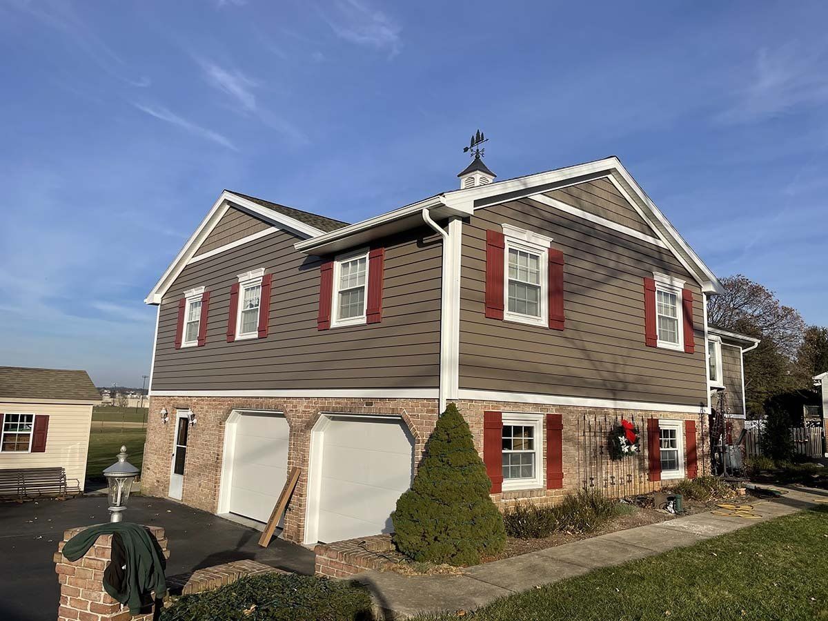 Certainteed Certaplank siding and ProVia windows
