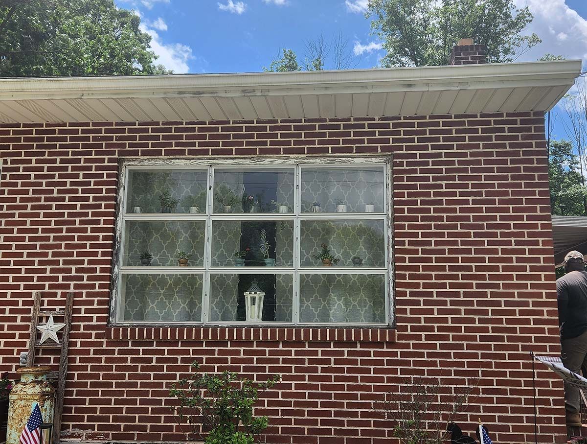 before new windows and siding