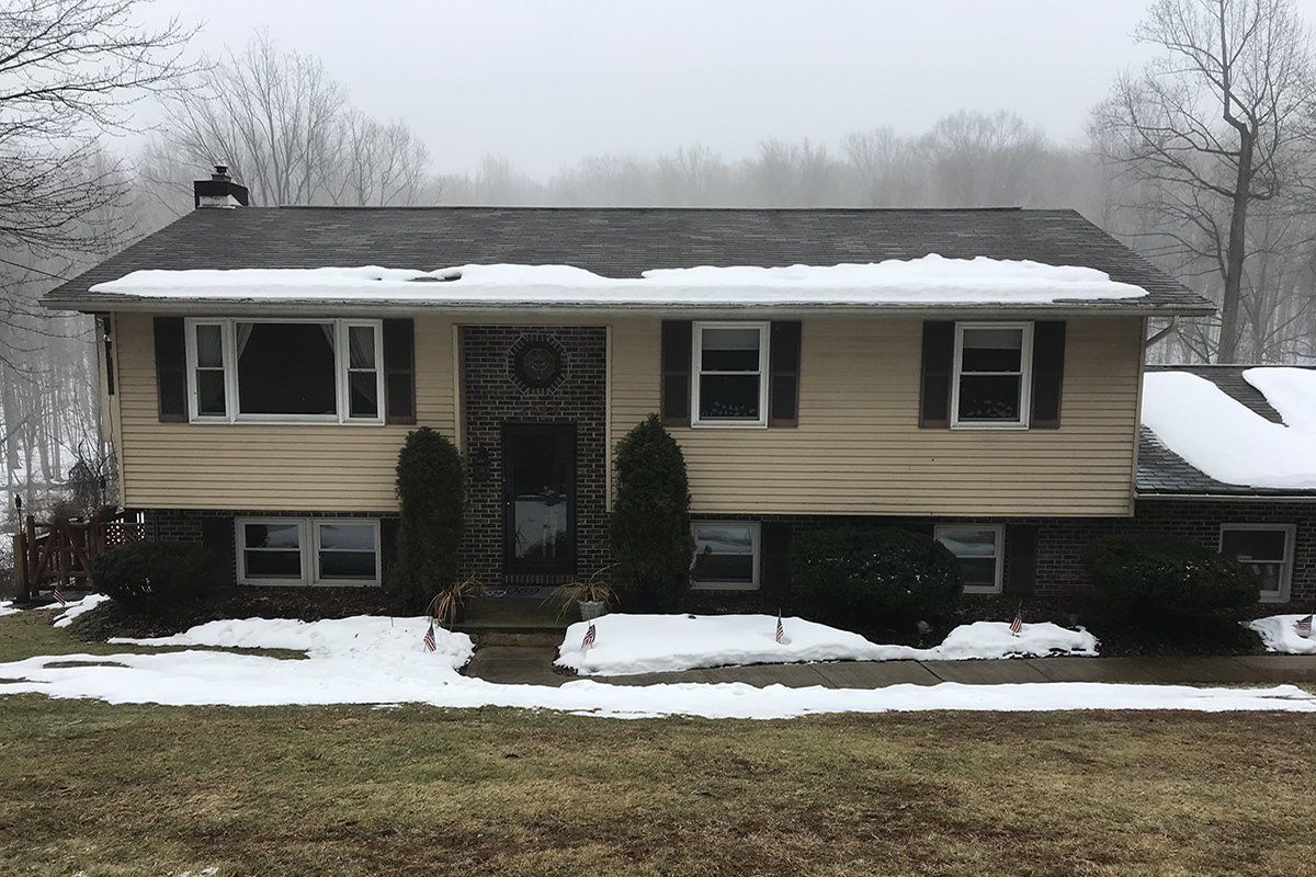 before new windows and siding