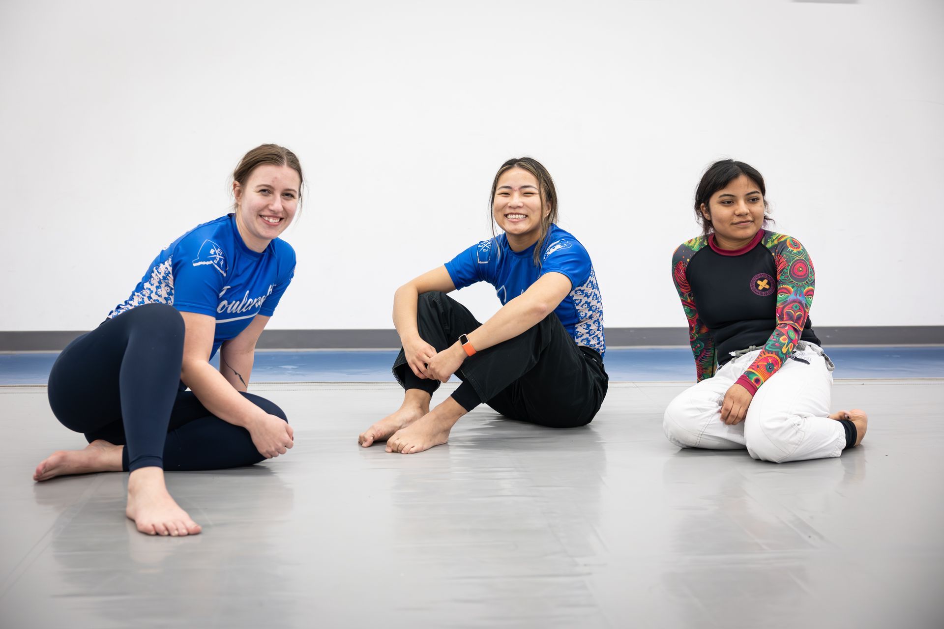 Adults practicing Brazilian Jiu Jitsu at Soulcraft Martial Arts in Hamden, CT to relieve stress and build resilience