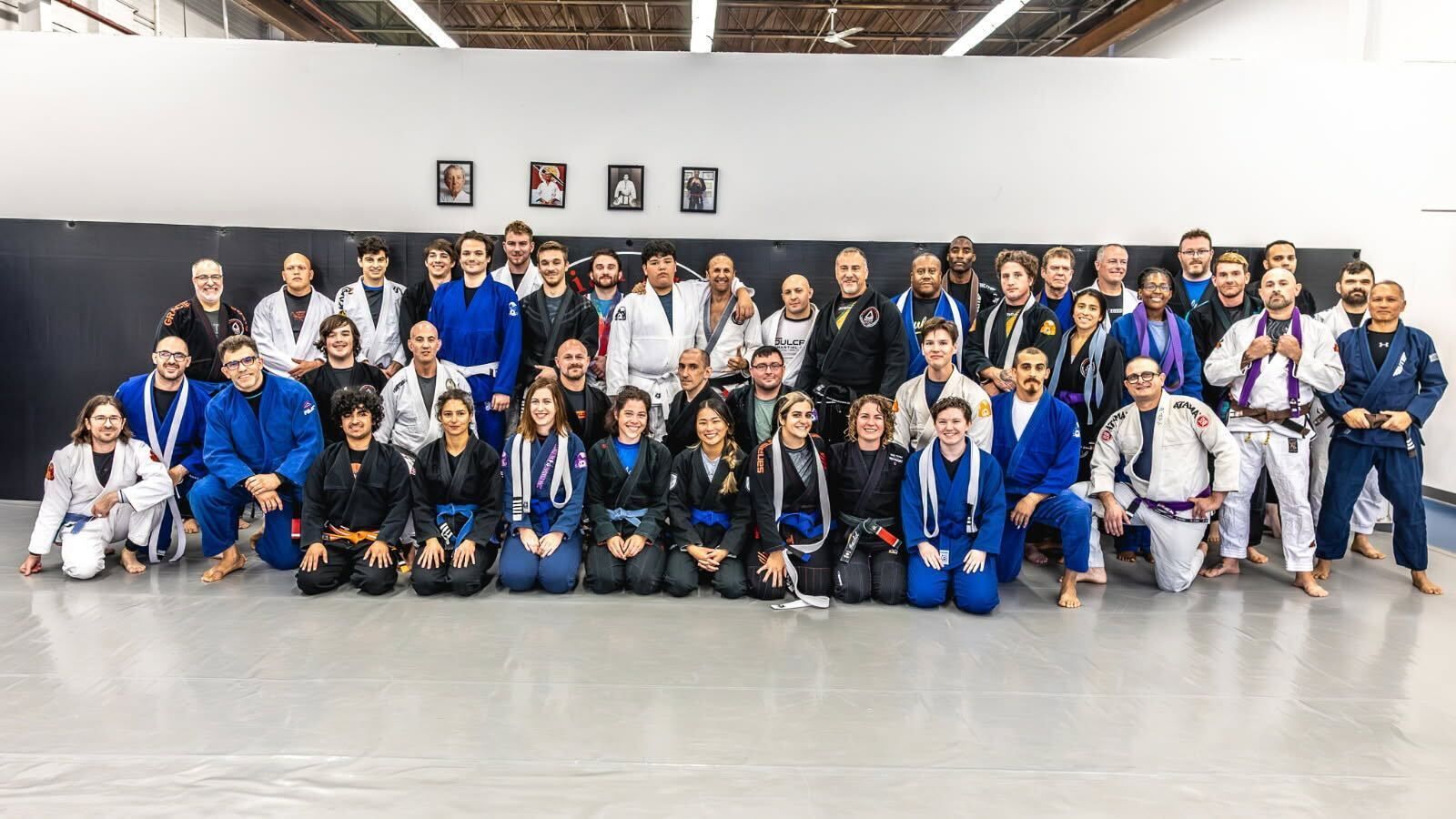 Adults training Muay Thai drills at Soulcraft Martial Arts in Hamden, CT for fitness.