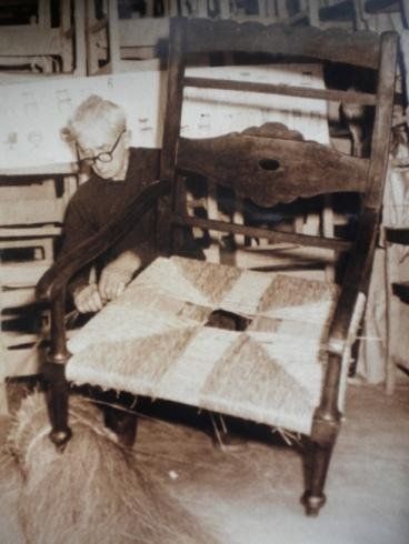 Foto vintage di impagliatori