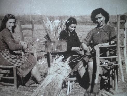 Foto vintage di impagliatori