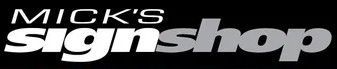 MICKS SIGN SHOP - logo 