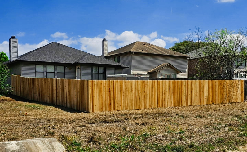 full fence replacement in san antonio neighborhoof