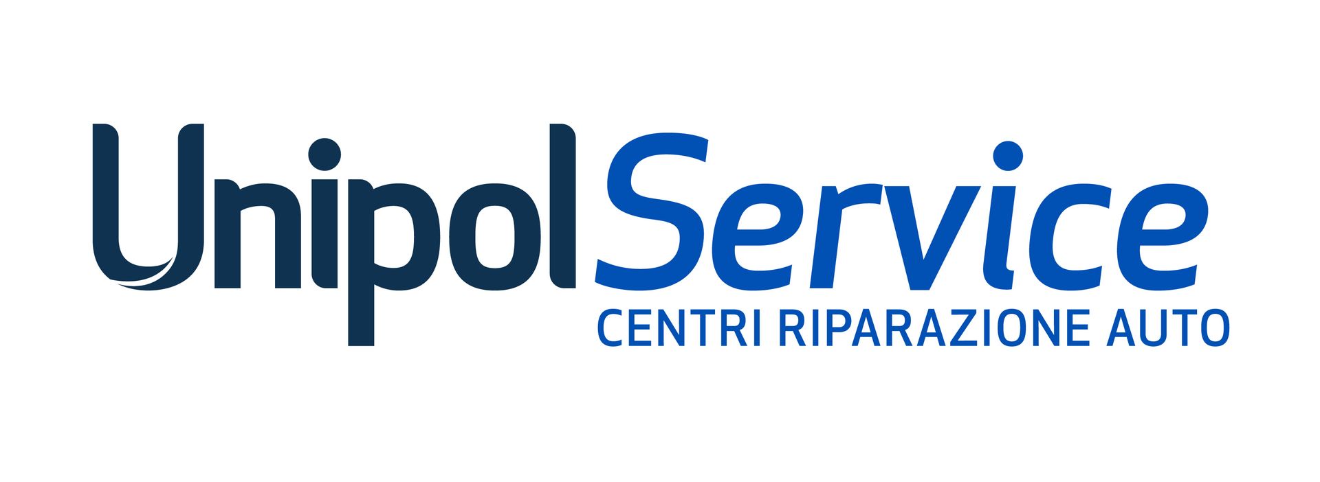 UnipolService logo in blue with “Centri Riparazione Auto” text underneath