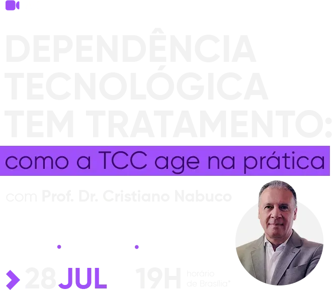Um fundo branco com um banner roxo e azul que diz participe do evento.