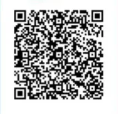 Um código qr preto e branco em um fundo branco.