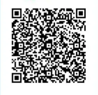 Um código qr preto e branco em um fundo branco.