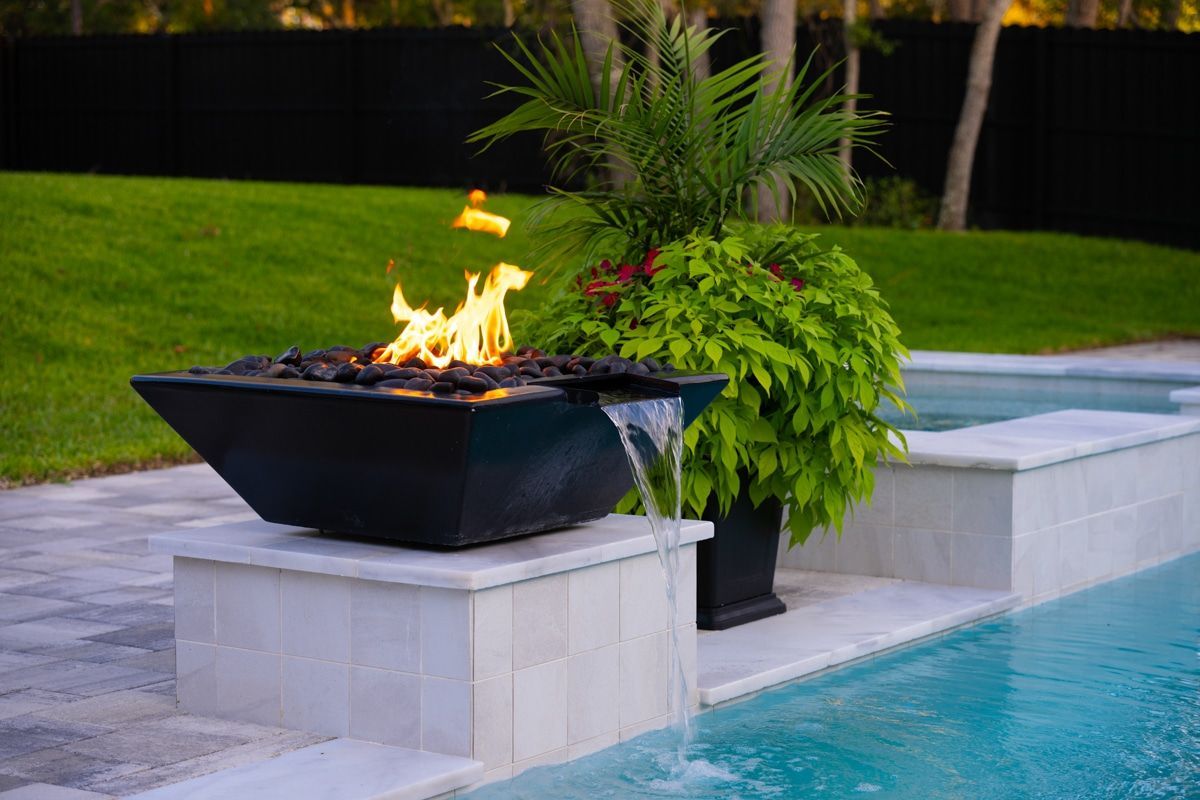 Fire Feature by Azure Pools
