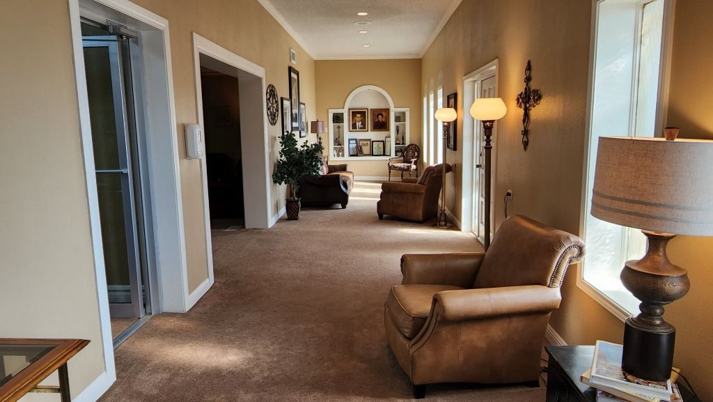Combest Family Funeral Home- Tahoka- Hallway