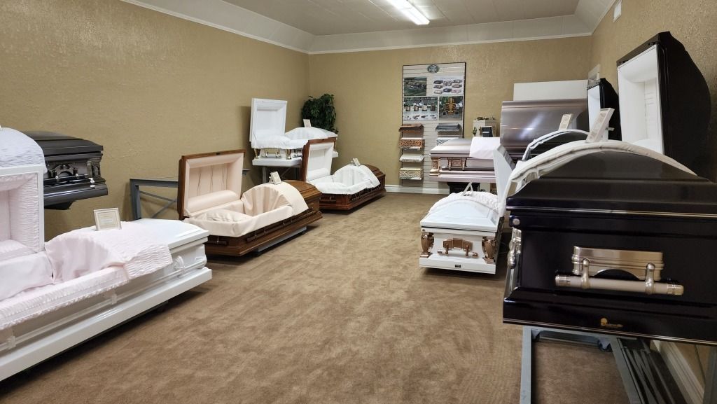 Combest Family Funeral Home- Tahoka- Casket Viewing Room