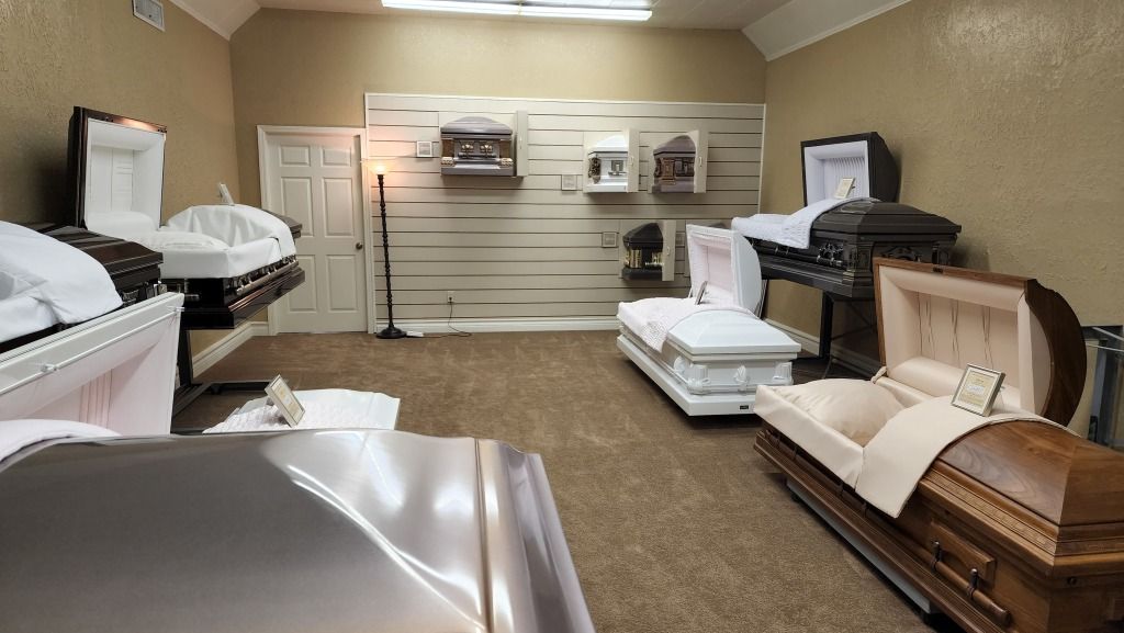 Combest Family Funeral Home- Tahoka- Casket Viewing Room