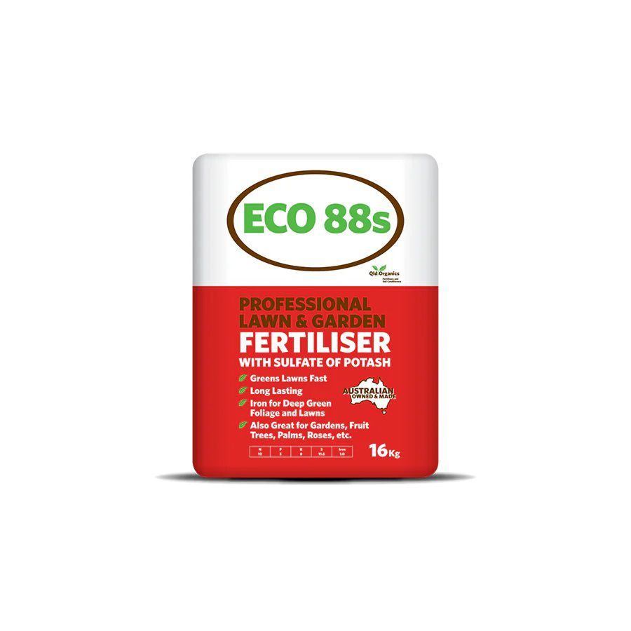 A Bag of Eco 88s Professional Lawn and Garden Fertilizer — Caloundra Landscape Supplies in Beerwah, QLD