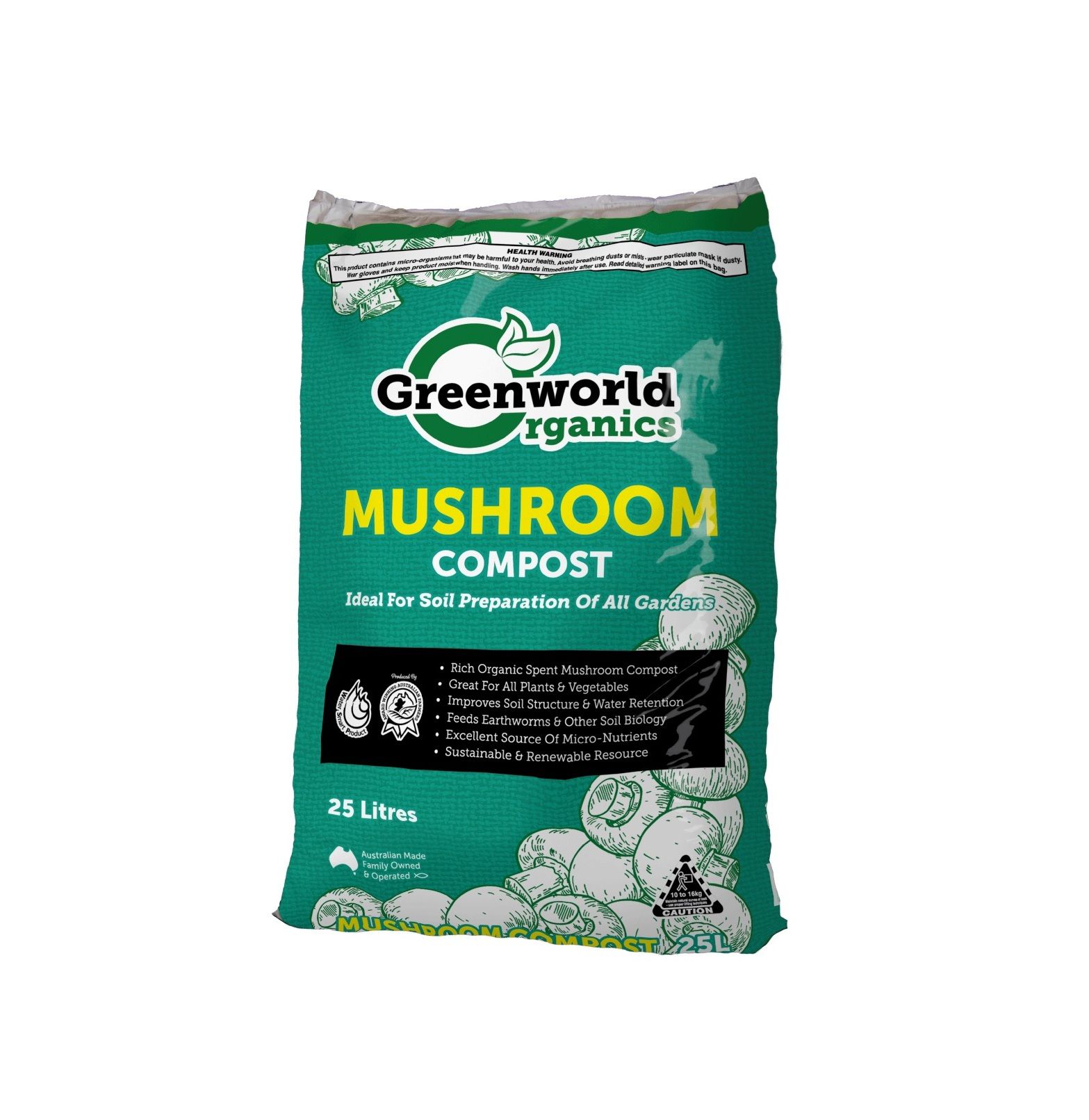 Greenworld - Mushroom Compost — Caloundra Landscape Supplies in Caloundra, QLD