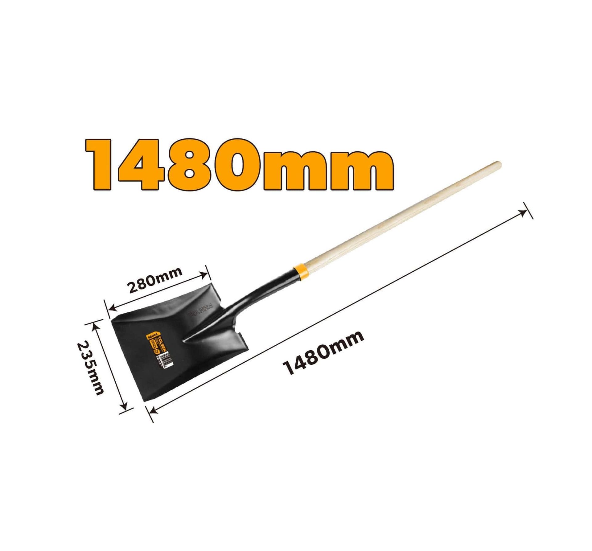 Steel Square Mouth Shovel — Caloundra Landscape Supplies in Caloundra, QLD