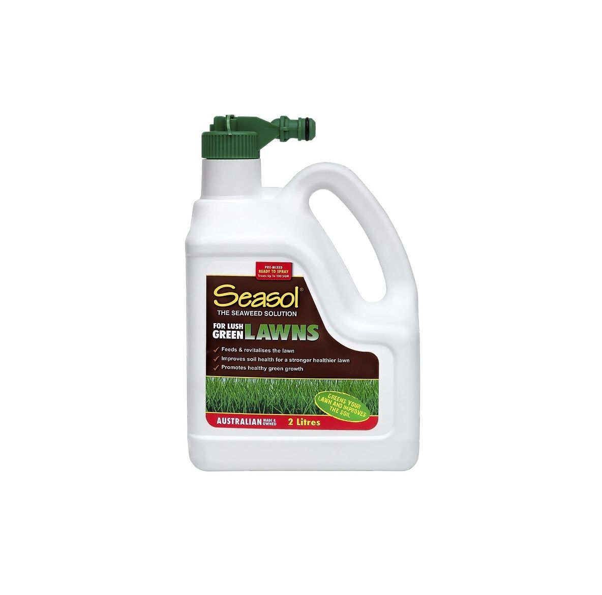 Seasol - For Lawns 2L Hose-on — Caloundra Landscape Supplies in Caloundra, QLD