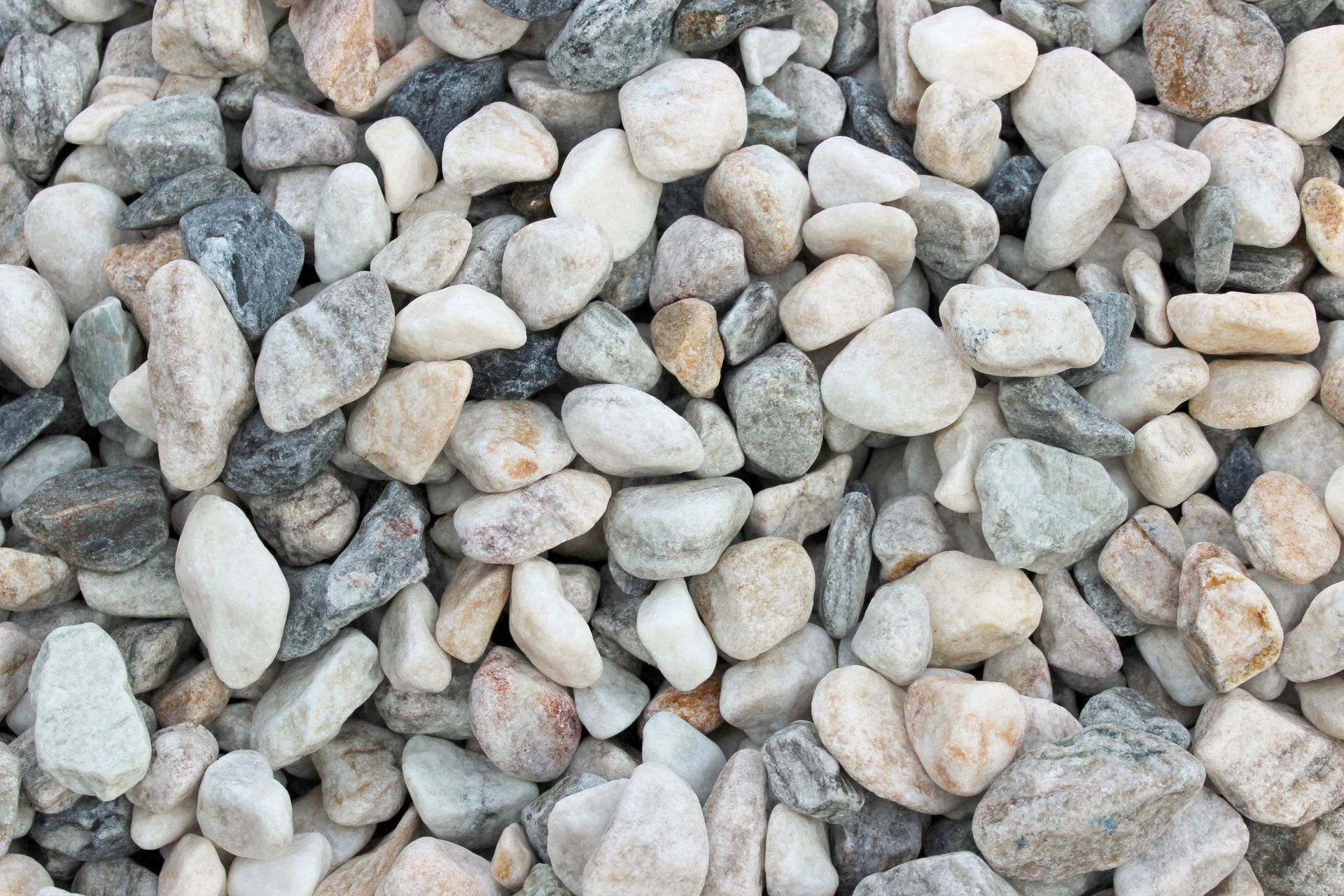 A Pile Of Rocks Of Different Sizes And Colors — Caloundra Landscape Supplies in Caloundra, QLD