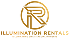 The logo for illumination rentals illuminating life 's special moments