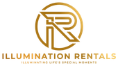 The logo for illumination rentals illuminating life 's special moments