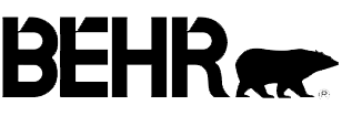 BEHR logo in black with a bear silhouette