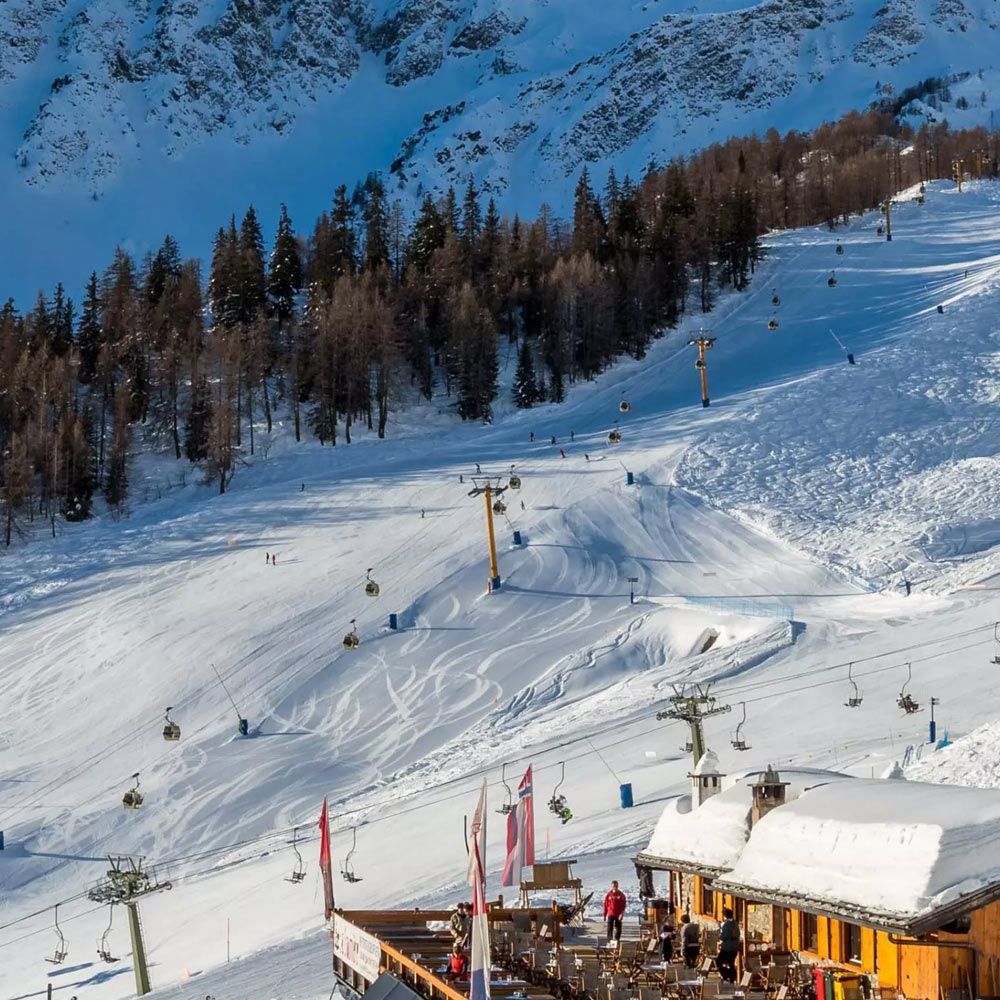 Piste da sci a Courmayeur