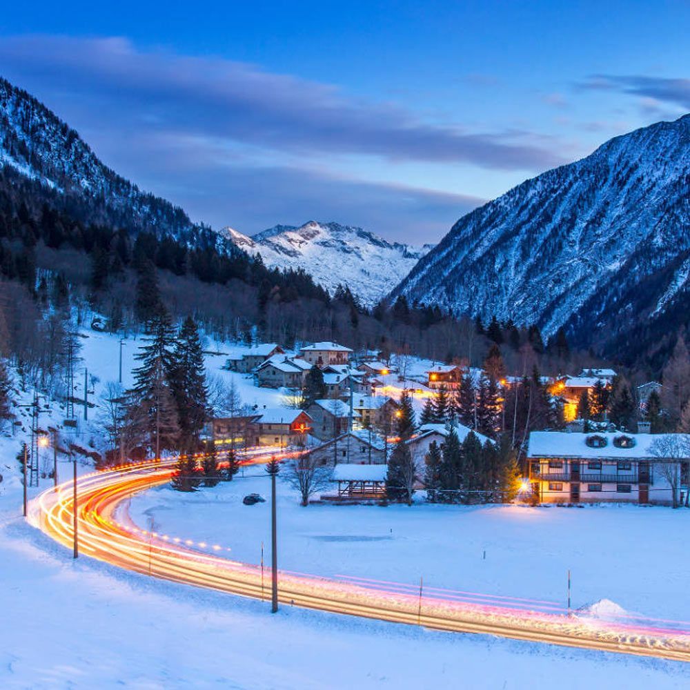 Gressoney di notte