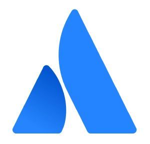 A blue triangle with the letter a on it on a white background.