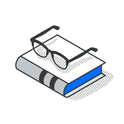 A pair of glasses sitting on top of a book.